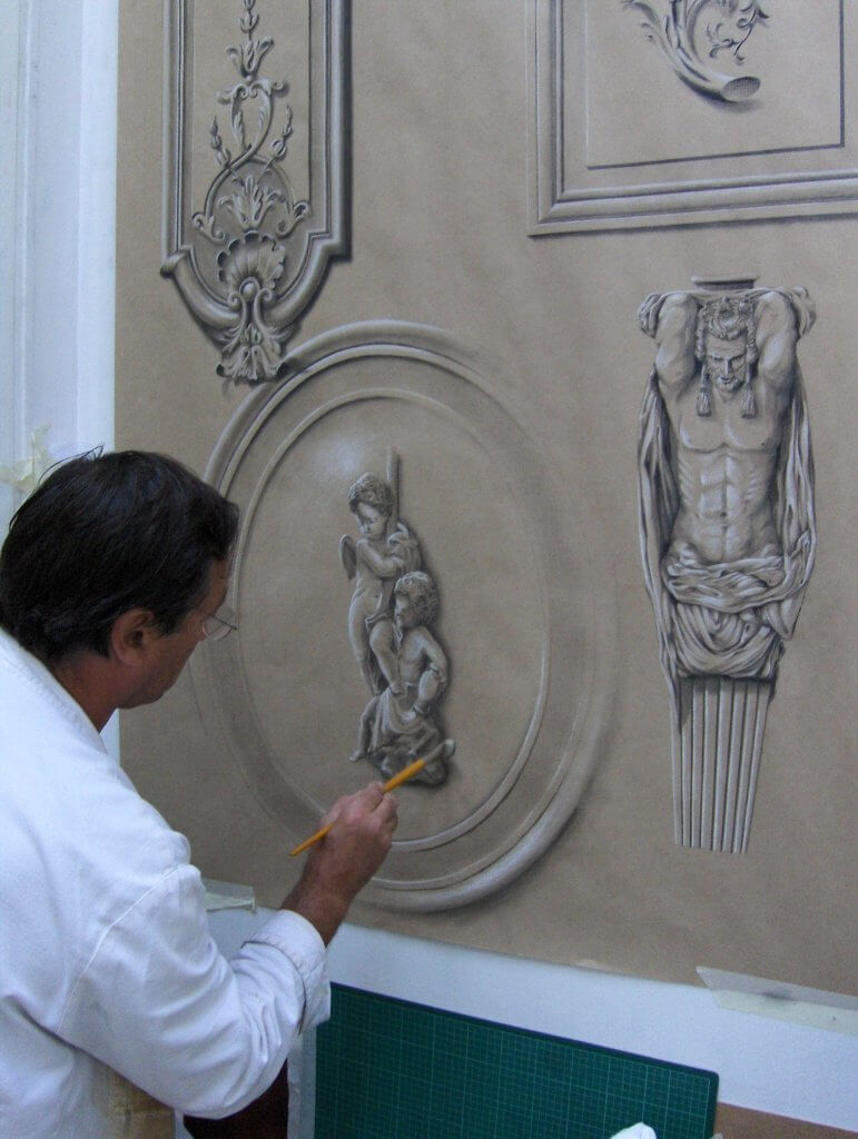 L'atelier des peintres en décors